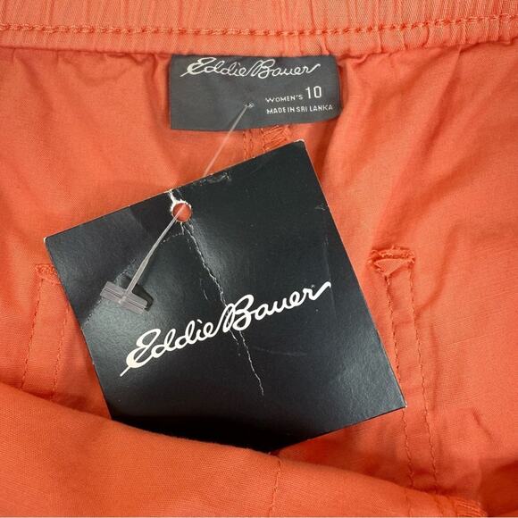 NWT EDDIE BAUER Women's Aspire Pull-On Dusty Coral Outdoor Shorts Sz 10 - Picture 10 of 16